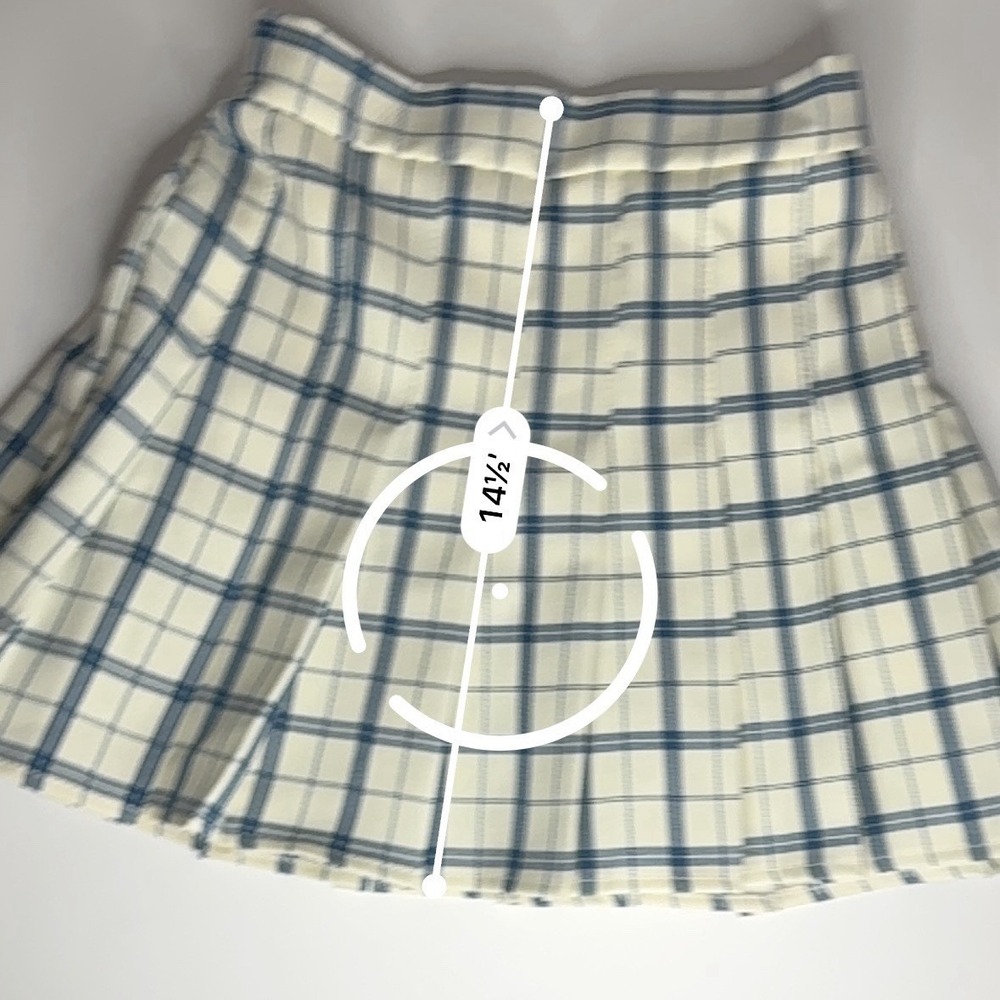 Princess Polly Navy Plaid Pleated Mini Skirt Women's S/M Schoolgirl Y2K Style - Picture 11 of 11